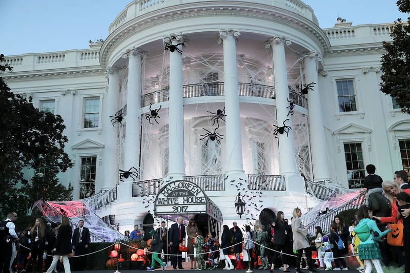Illustration for article titled Here, Caption These Scary-Ass White House Halloween Photos